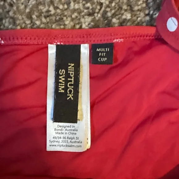 Niptuck Swim | Polka Dot womens One Piece Swimsuit US12 - Picture 2 of 4